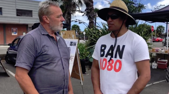 Horowhenua Mayor supports alternatives to 1080 (recent protest in Levin)