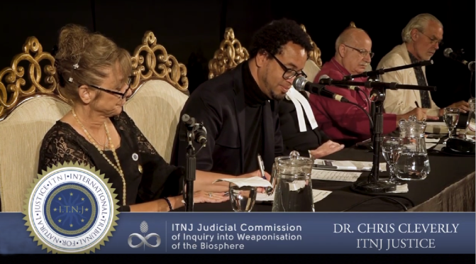 Re unlawful acts of the Crown regarding 1080 poison: A NZ lawyer with multiple science degrees is expert witness at the Intl Tribunal for Natural Justice