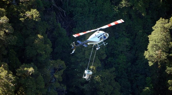 The NZ government’s new rules are that NO stream or waterway needs to be avoided by helicopters dropping 1080 poison
